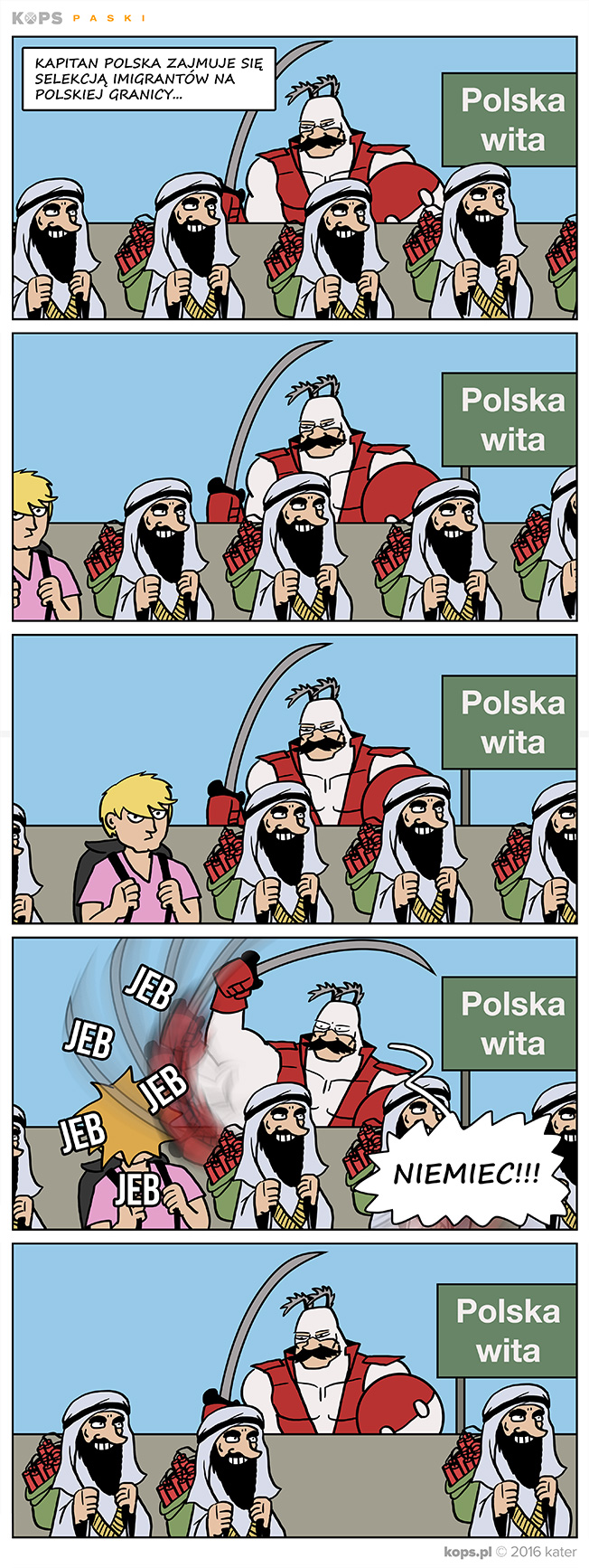 Kapitan Polska vs Imigranci